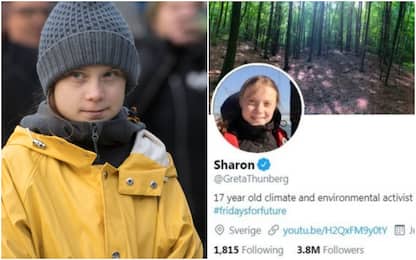 Greta Thunberg diventa "Sharon" su Twitter