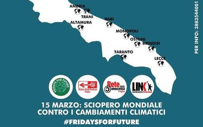 Siopero clima:anche Puglia si mobilita