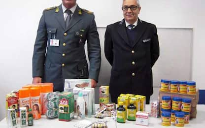 Medicinali e cosmetici sequestrati in aeroporto