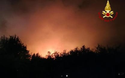 Incendio a Solanas, evacuate case