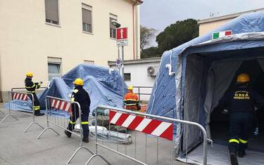 Coronavirus,tende pre-triage in Sardegna