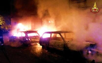 Nove auto incendiate a Vibo Valentia