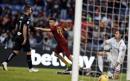 La Sampdoria è travolta 4-1 dalla Roma