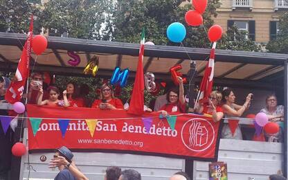 Bucci saluta il Liguria Pride tra qualche contestazione