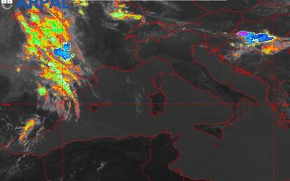 Allerta temporali domani in Liguria