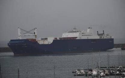 Nave delle armi, protesta nel porto di Genova