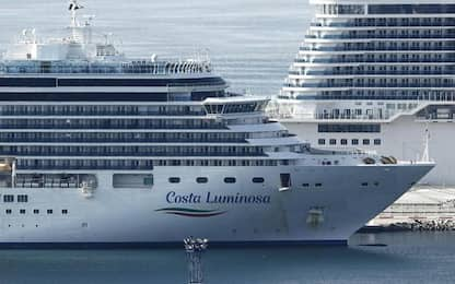 Costa Luminosa, fermo lo sbarco di 49 marittimi positivi