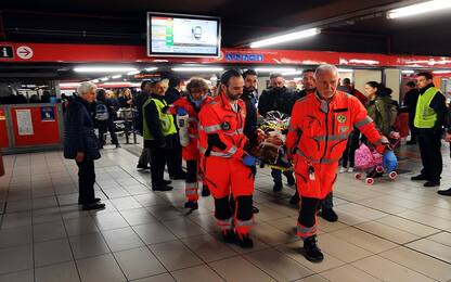 Milano, nuova brusca frenata della metro, 9 feriti lievi