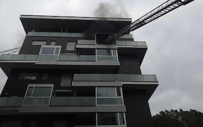 Incendio ed esplosione in palazzo Terni