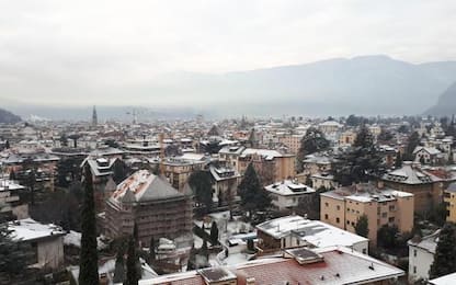 Prima spolverata di neve a Bolzano