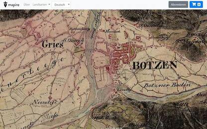 Mapire.eu, il Google Maps dell'Ottocento