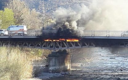 Incendio a ponte Talvera