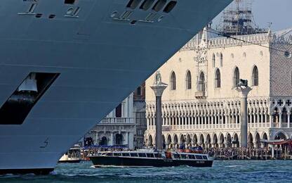Venezia, ok Unesco a piano Grandi navi