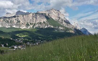 Escursionista precipita sopra Cortina