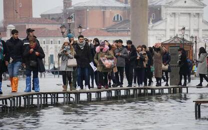 Venezia, prevista acqua alta a 145 cm.