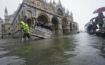 Venezia,marea eccezionale, mobilitazione