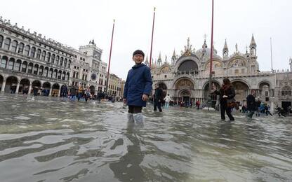 Venezia: acqua alta a 120 centimetri