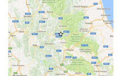 Scossa di terremoto 4.0 a L'Aquila, avvertita anche nel Lazio