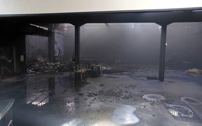Milano: incendio in un museo