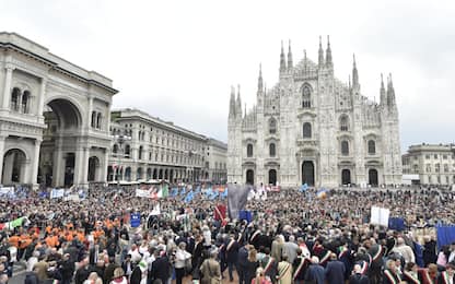 Milano, tensioni al corteo del 25 aprile