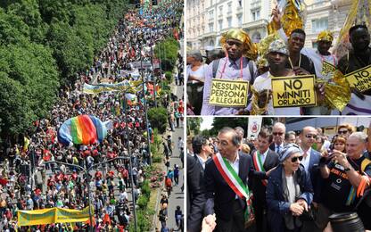 A Milano la marcia per i migranti