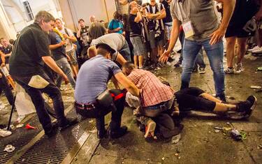 Torino, panico e feriti in piazza
