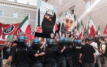Ius soli, protesta di CasaPound