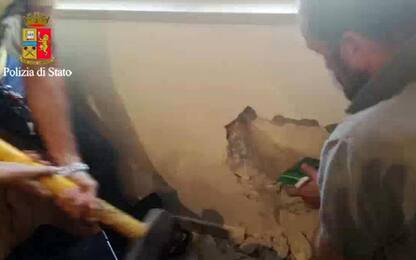 Bari: sequestrato un milione di euro, era nascosto in un muro