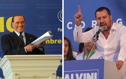 Duello a distanza Berlusconi-Salvini. Il leghista: andiamo a governare