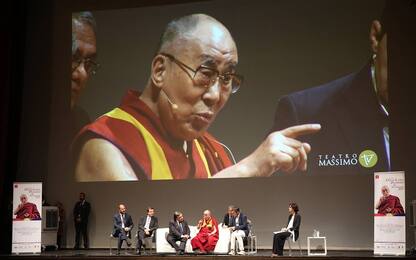 Il Dalai Lama in visita a Palermo