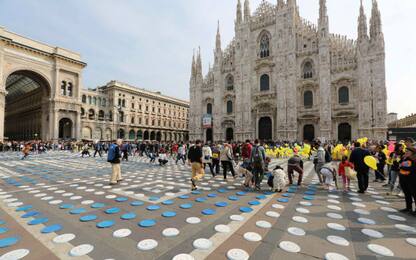 Giornata Mondiale dell'Alimentazione, 10mila piatti vuoti a Milano