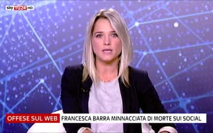 Francesca Barra a Sky TG24: “Minacciata di morte sui social”