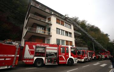 Incendio in appartamento a Como