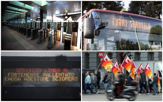 Scioperi, Oggi Si Fermano Trasporti E Servizi Pubblici. Rischio Disagi ...