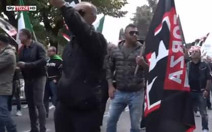 Forza Nuova sfila a Roma, organizzatori: "Cinquemila in corteo"