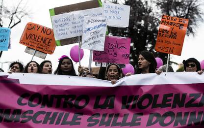 Roma: corteo contro violenza sulle donne