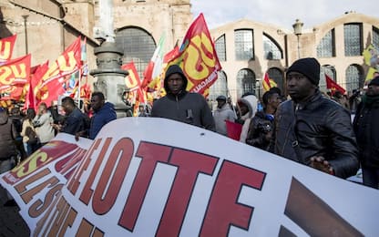 Migranti, corteo a Roma