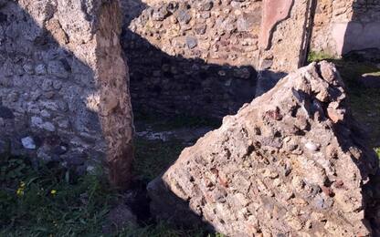 Crollo a Pompei di domus chiusa