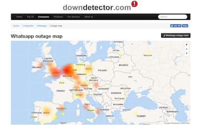 Whatsapp Down, disagi in gran parte d'Europa nell'ultimo dell'anno