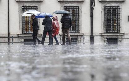 Weekend all'insegna del maltempo sull'Italia: freddo, pioggia e neve