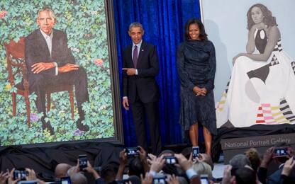 Ecco i ritratti ufficiali di Barack Obama e Michelle 