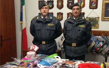 Carnevale, sequestrati 190mila prodotti contraffatti nel Napoletano