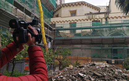 Napoli, crolla muro di ex monastero: 2 operai in ospedale