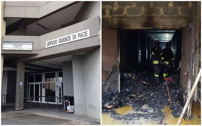 Incendio negli uffici giudice di pace a Bari, indaga l’Antimafia