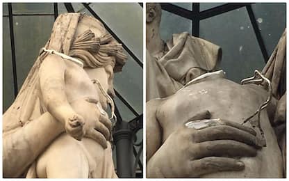 Firenze, vandali distruggono testa putto