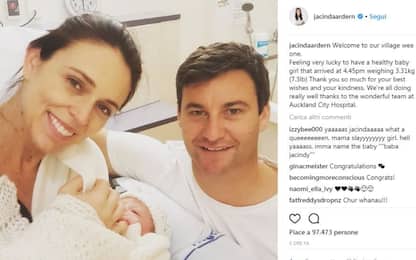 Nuova Zelanda, la premier Jacinda Ardern dà alla luce una bambina