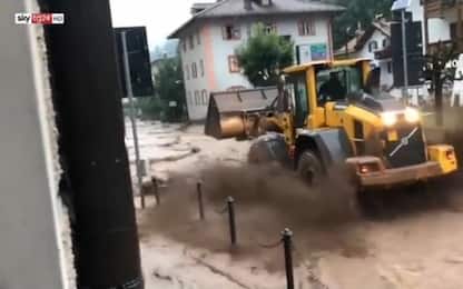 Maltempo, temporali e allagamenti in Trentino Alto Adige