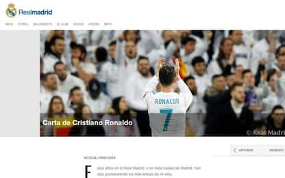 Ronaldo ai tifosi: "Anni meravigliosi, grazie per l'affetto"