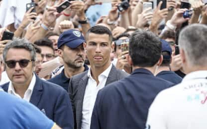 Cristiano Ronaldo, bagno di folla