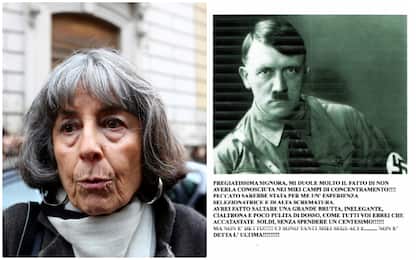 Adachiara Zevi, lettera di minacce con immagine di Hitler